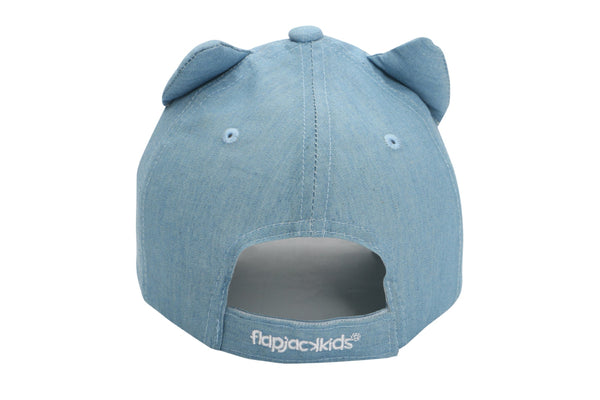 Flapjack Kids 3D Caps with Earflaps - Cat - 2-4y